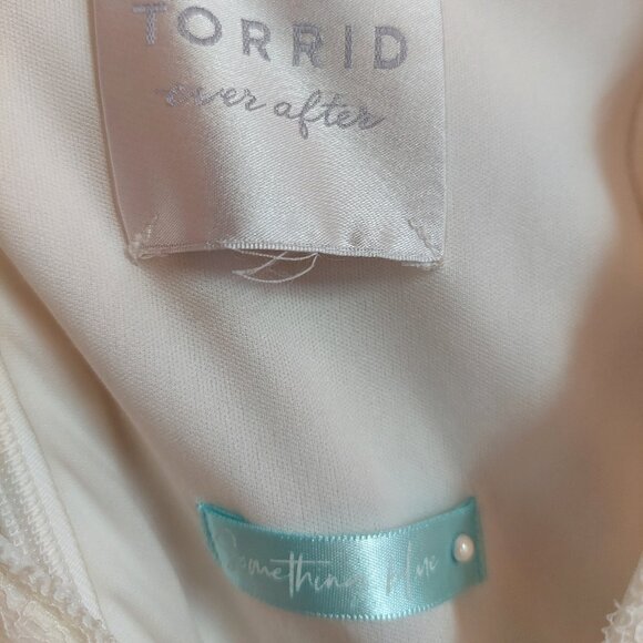 Torrid Boho, Beach, Western lace Wedding dress size xxl - Picture 5 of 14